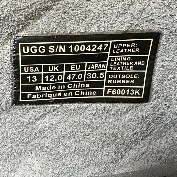 UGG Australia Men’s Chester Metal Gray Casual Loafer shoes 1004247 Size 13 main image 14
